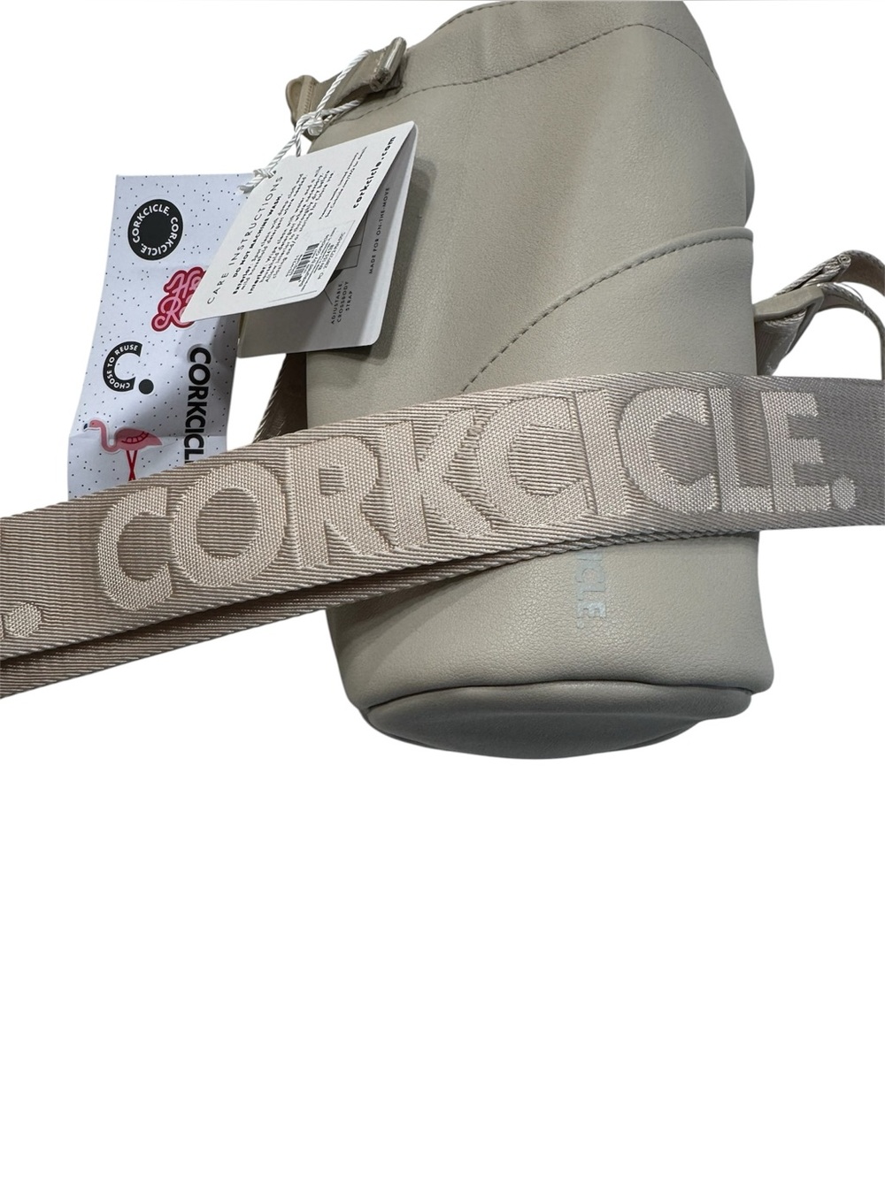 Corkcicle Cream Mini Crossbody Bag - Picture 6 of 11
